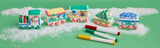 Christmas Color-Me Train Set