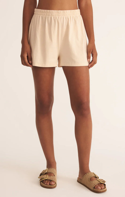 Z Supply Scout Jersey Short - Panna Cotta