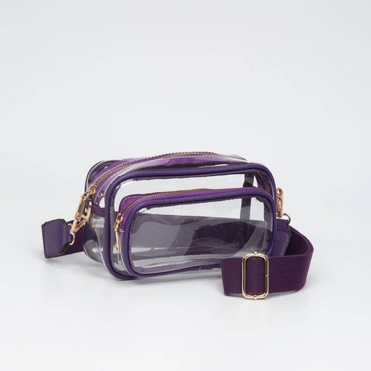Purple crossbody