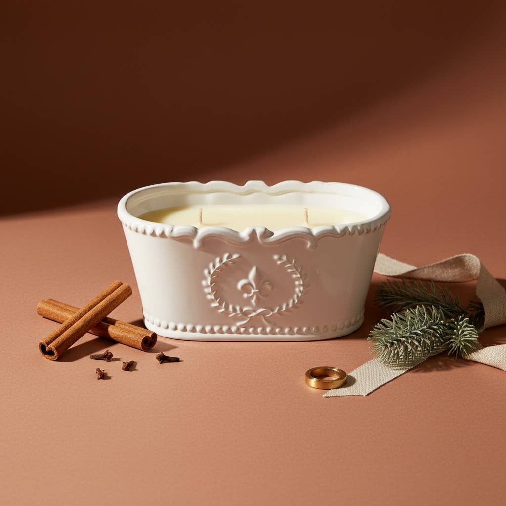 Cinnamon Cheer: 20 oz Marquis Candle