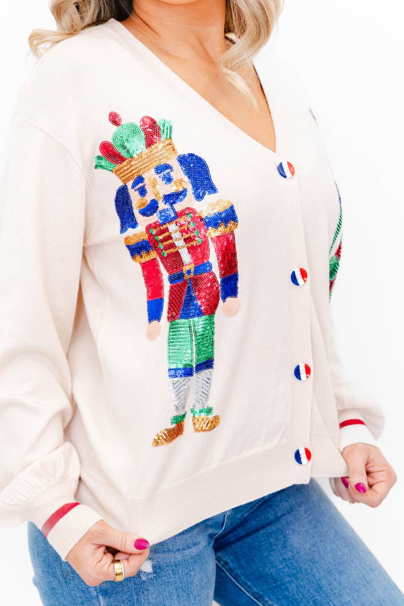 Twinkle Toyland Nutcracker Cardigan