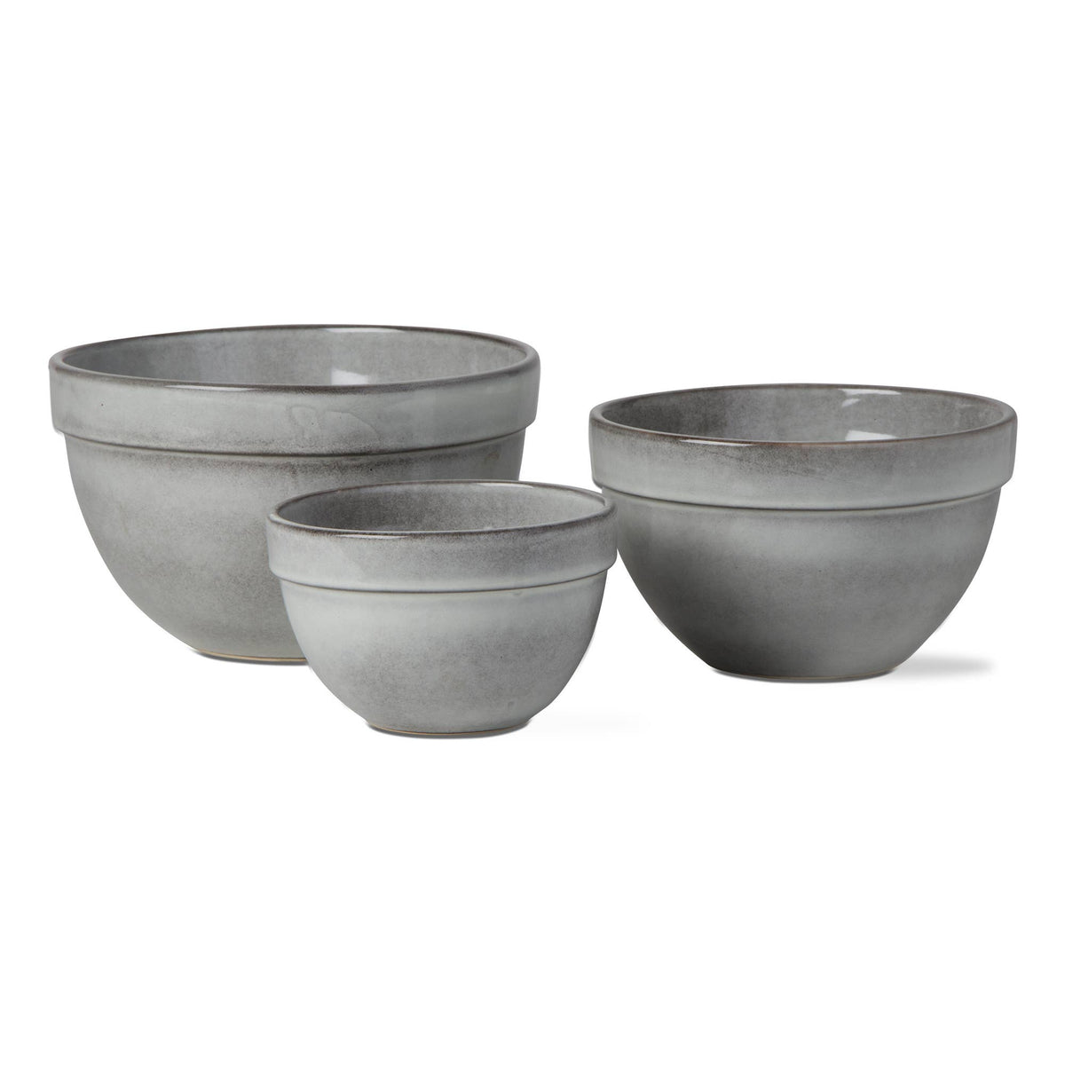 Stinson Bowl Set of 3-Grey