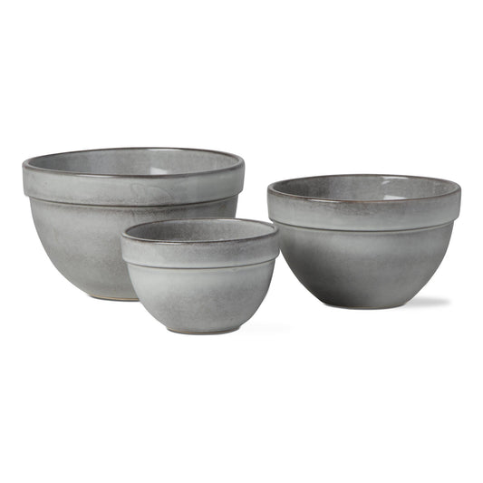 Stinson Bowl Set of 3-Grey