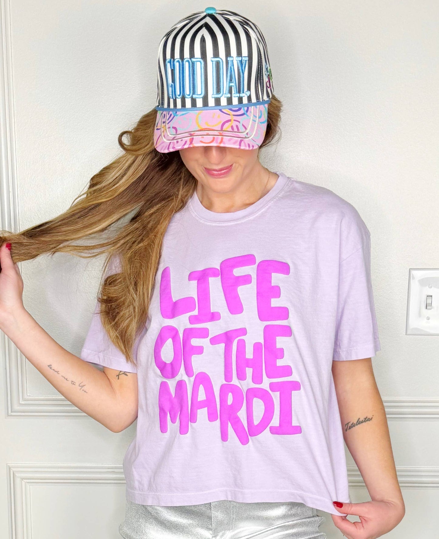 "Life of the Mardi" Crop Tee