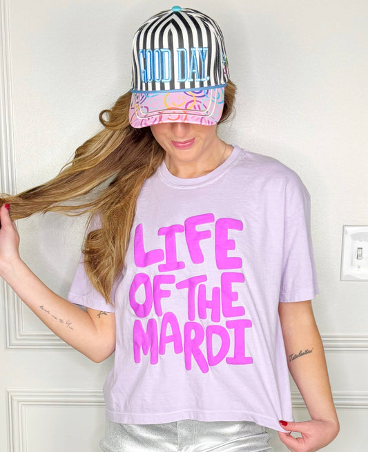 "Life of the Mardi" Crop Tee