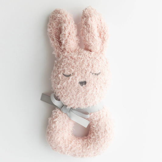 Little Snuggles Rattle - Bunny: Petal Pink