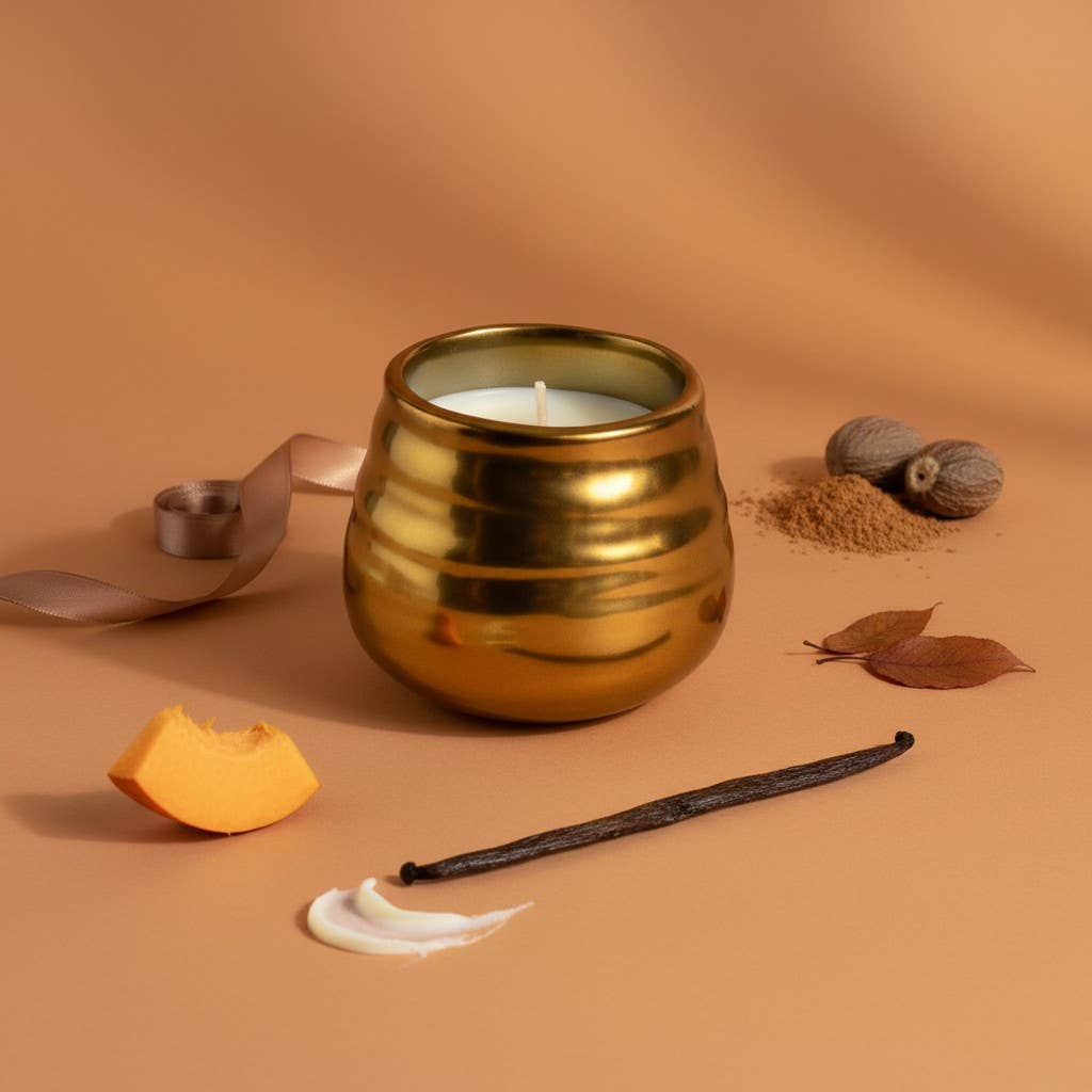 8 oz Midas Candle: Vanilla Lume