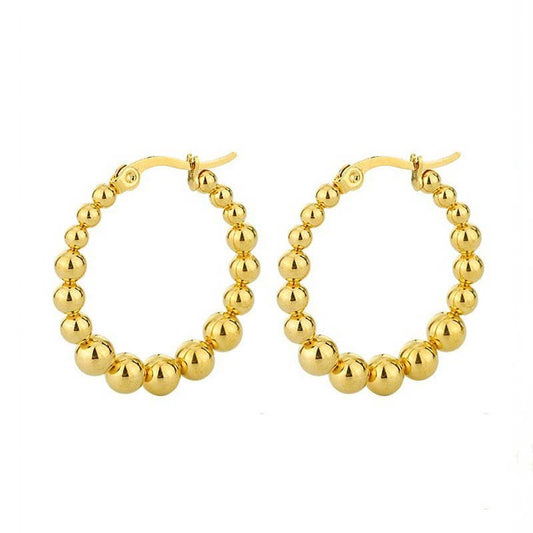 Bubble Luxe Huggie Hoops