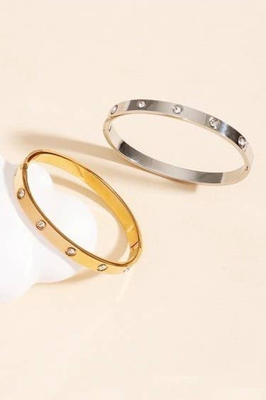 Lola Silver Bangle