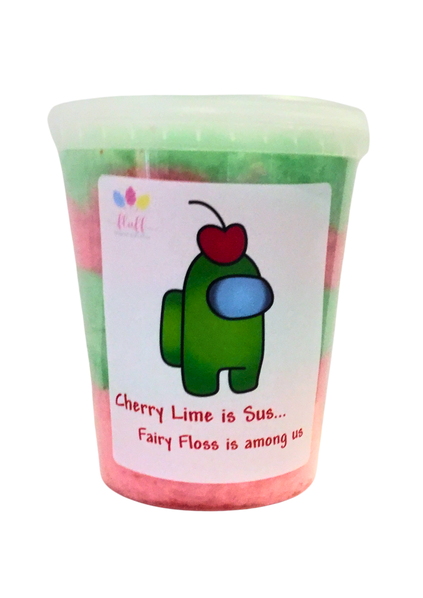 "Cherry Lime" Cotton Candy