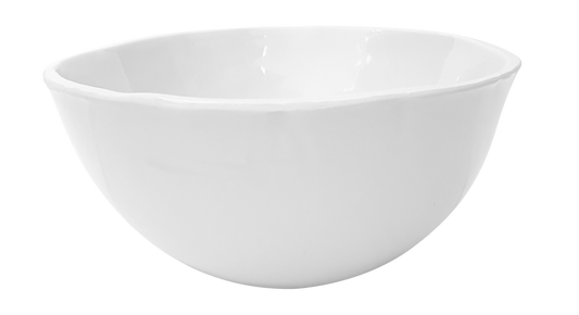 9" Stacking and Serving Melamine Bowls: White