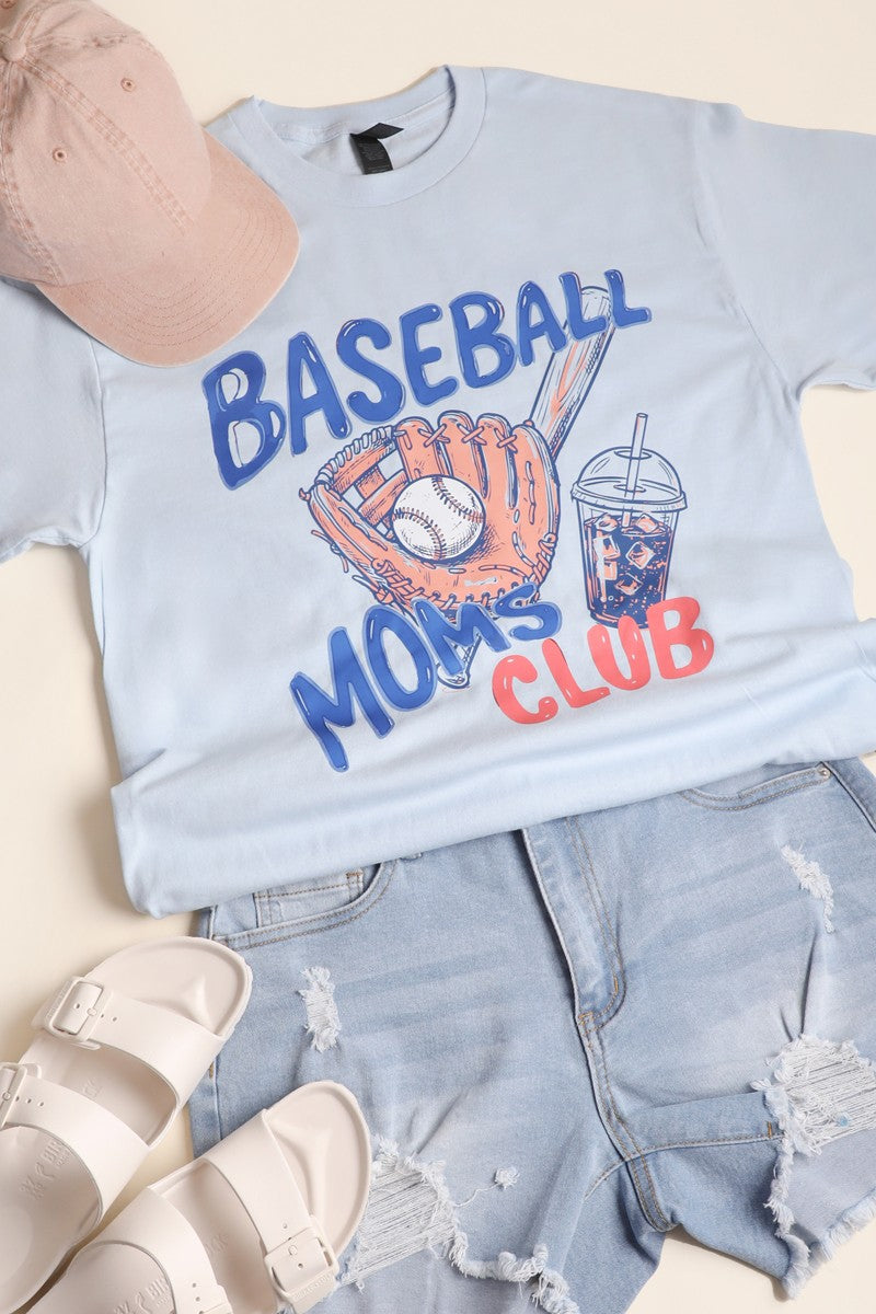 "Baseball Moms Club" Tee