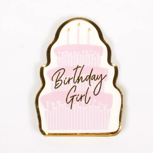 8 Oak Lane "Birthday Girl" Paper Die Cut Napkins