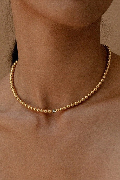 Bubble Beaded Necklace