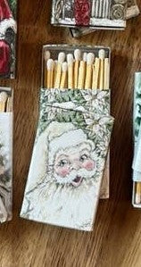 Vintage Santa Printed Matchboxes- Six Options