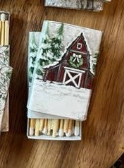 Vintage Santa Printed Matchboxes- Six Options