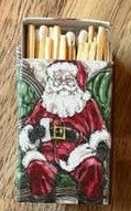 Vintage Santa Printed Matchboxes- Six Options