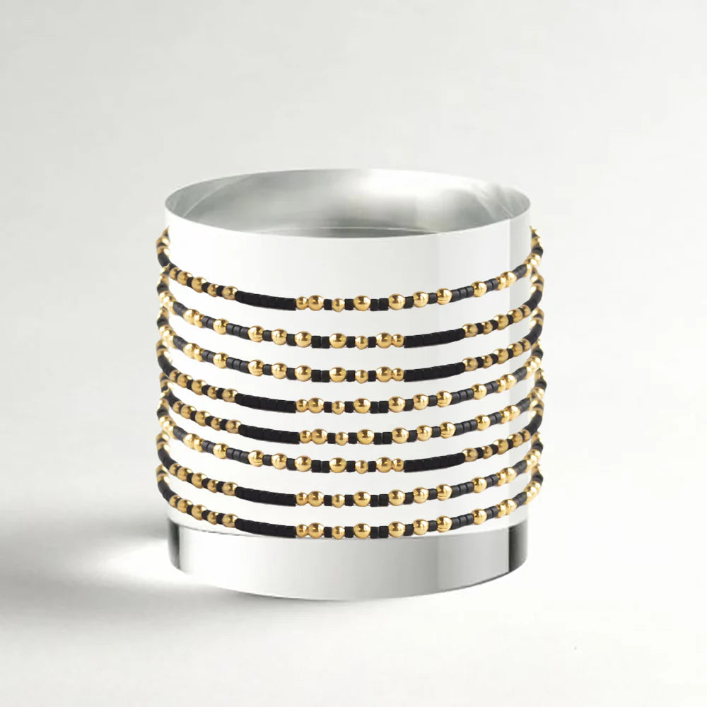 Lenny & Eva Confetti Bangle-Black