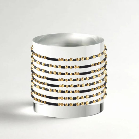 Lenny & Eva Confetti Bangle-Black