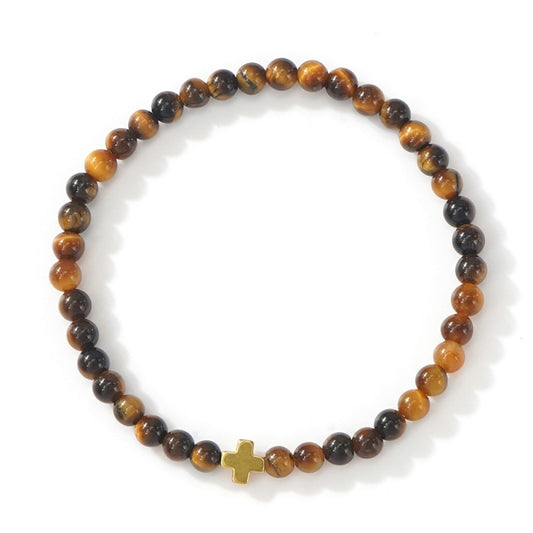 Boho Natural Stone Bracelet-Tiger Eye