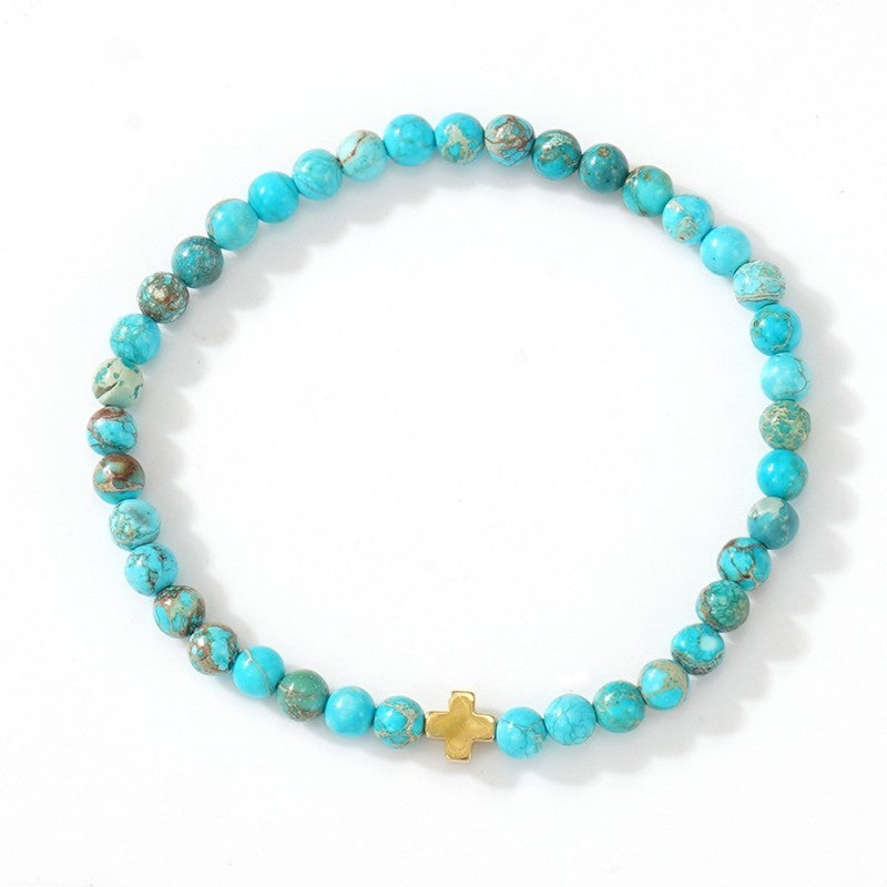 Boho Natural Stone Bracelet-Turquoise