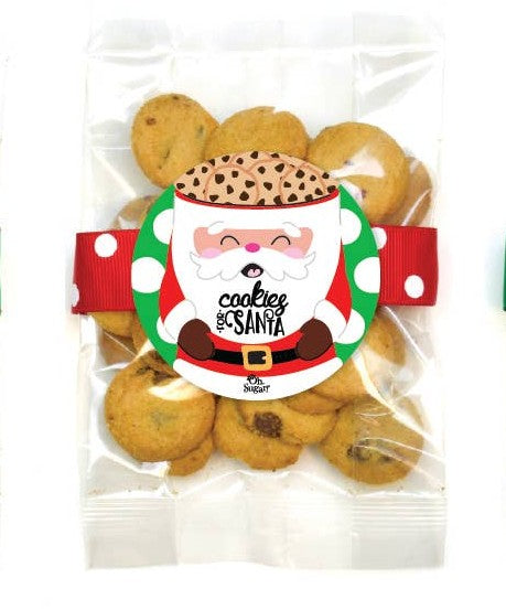 Christmas Chocolate Chip Cookie Bags- Six Options