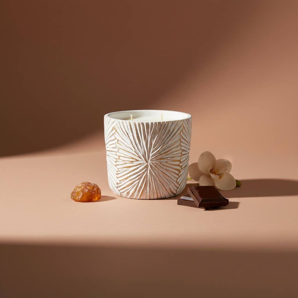 20 oz Sky Burst Candle: Zydeco Amber