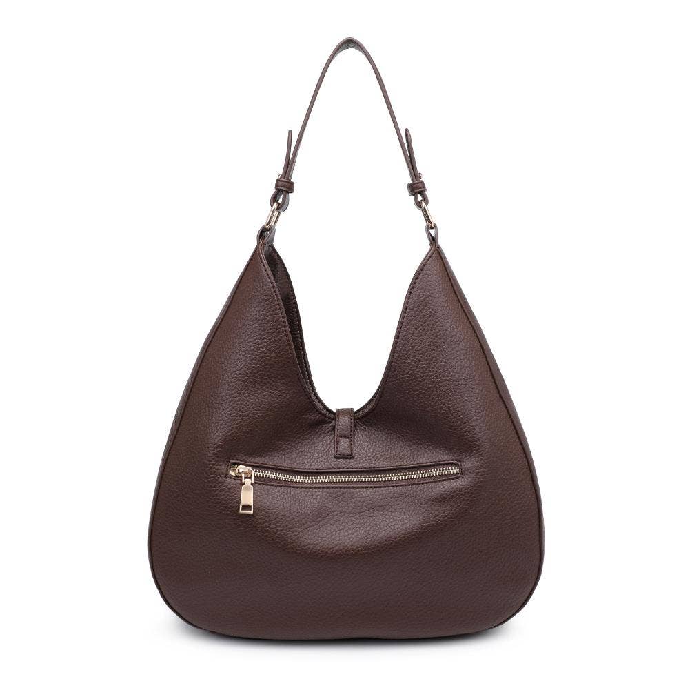 Olivia Hobo Handbag: Chocolate