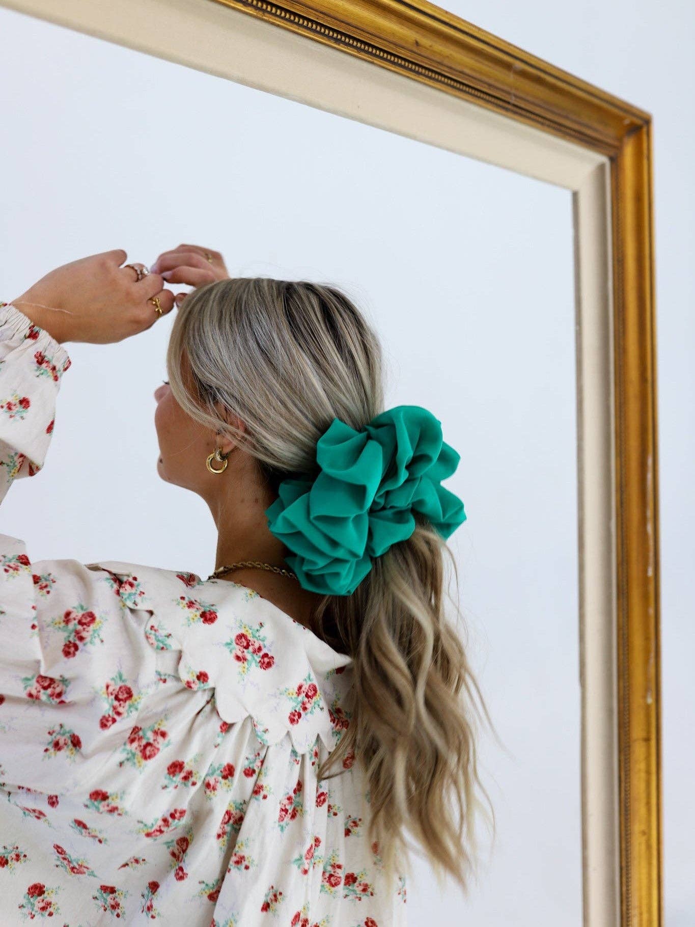 Jumbo Scrunchie- Purple