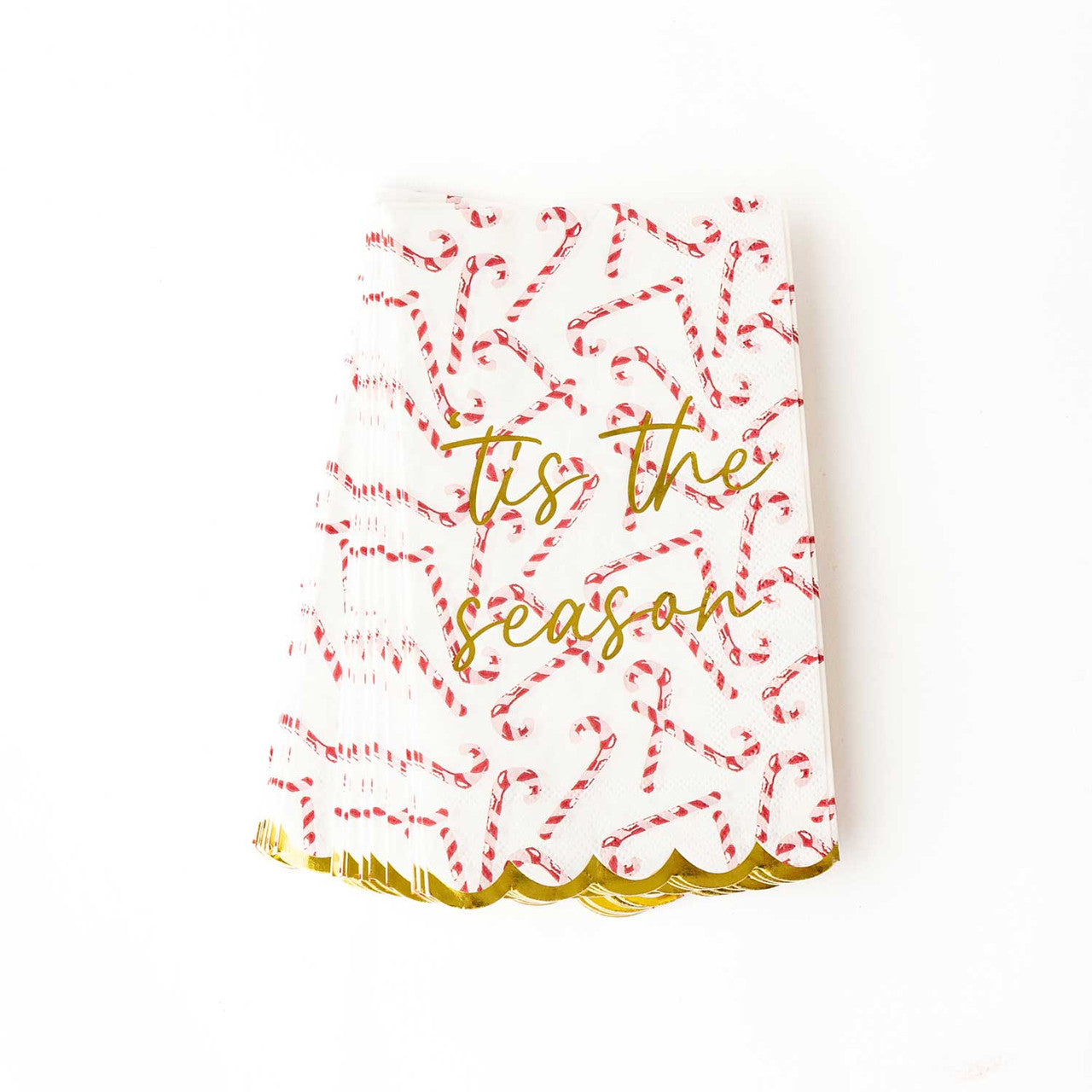 Paper Guest Towels-Candy Cane