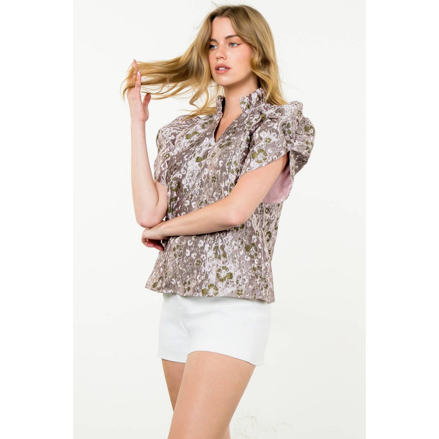 Solene Textured Romance Top