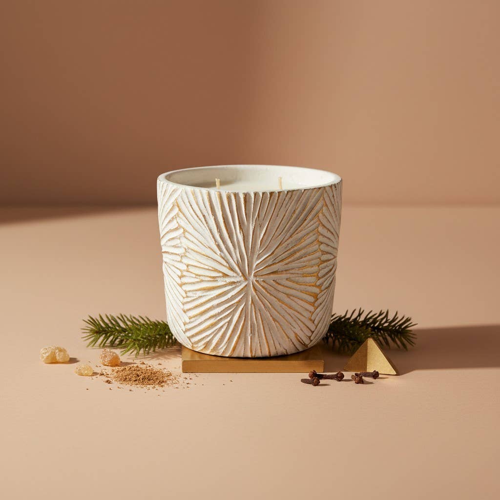 20 oz Sky Burst Candle: Zydeco Amber
