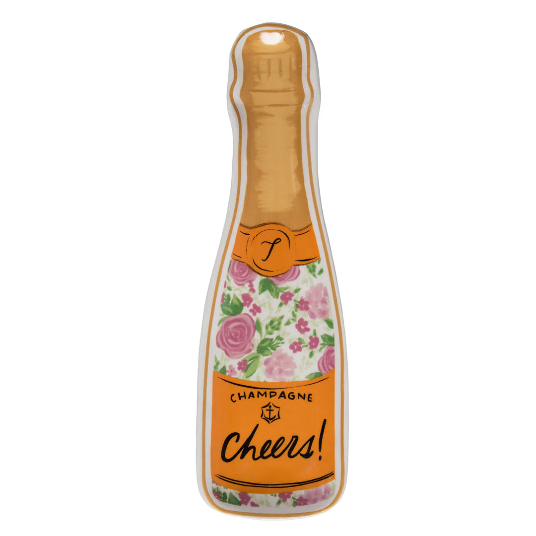 "Champagne Bottle" Trinket Dish