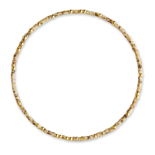 Lenny & Eva Confetti Bangle-Taupe