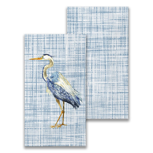 Blue Heron Guest Towels