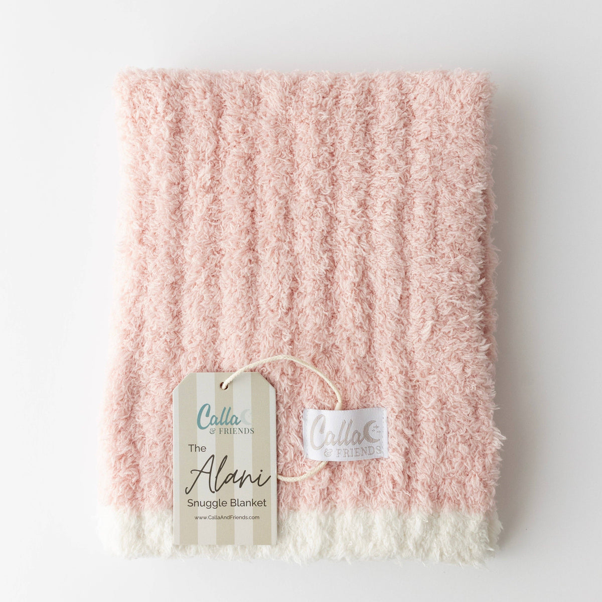 The Alani Snuggle Blanket: Petal Pink