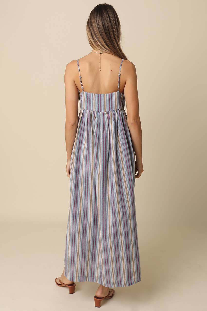 Mara Striped Maxi Dress