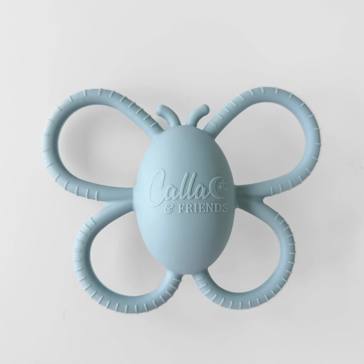 Garden Party Collection - Butterfly Rattle Teether: Petal Pink