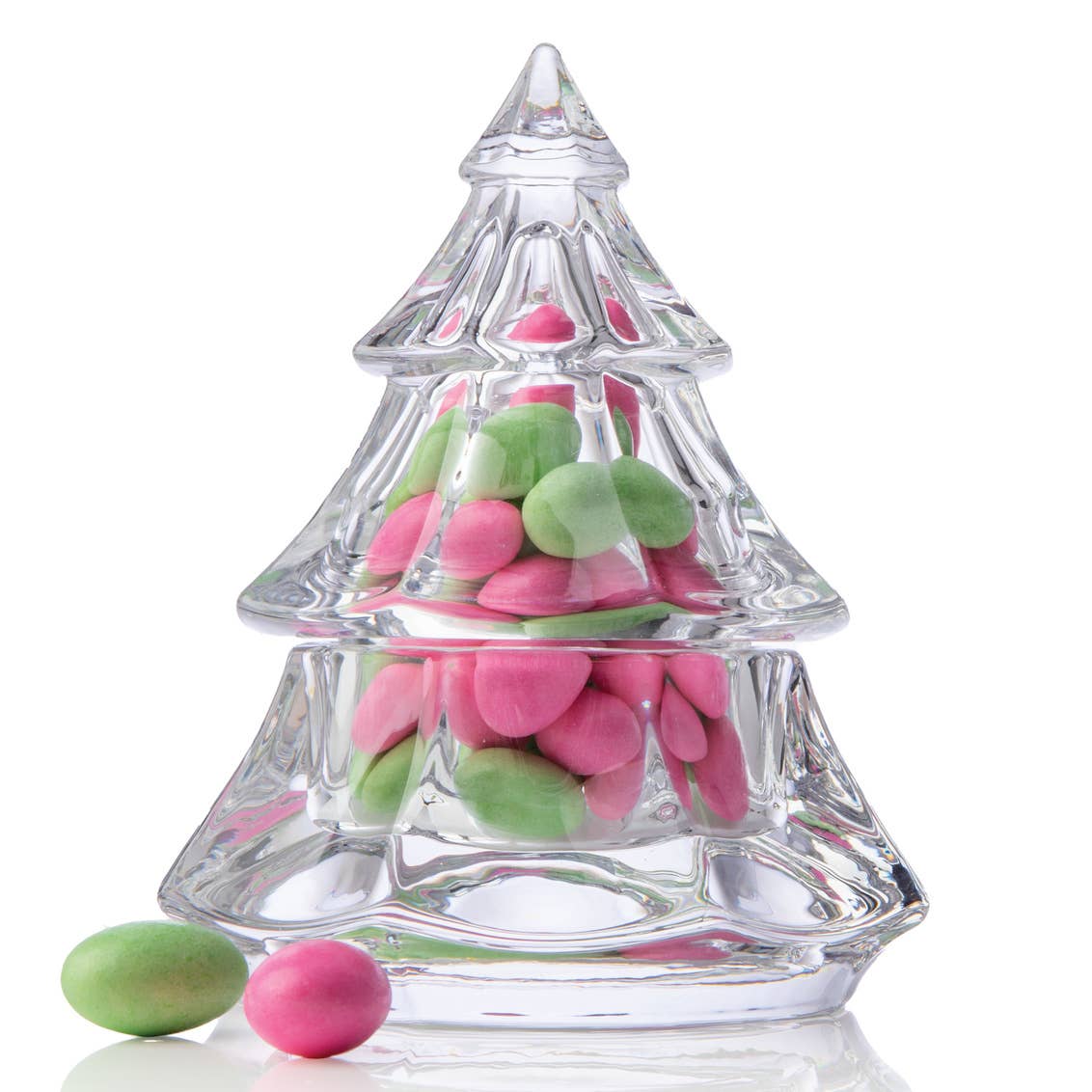 Two Tier Glass Christmas Tree