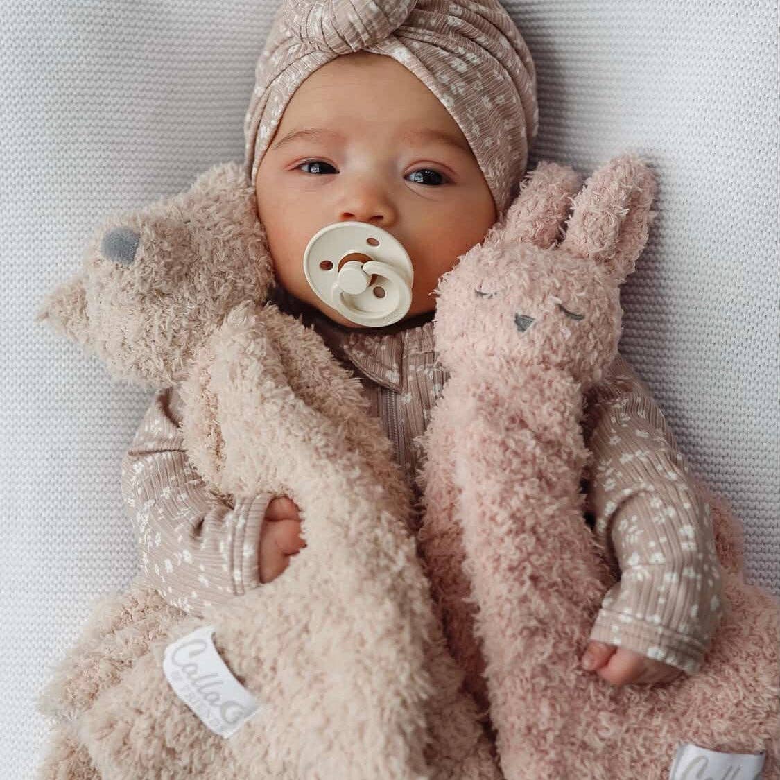 Little Snuggles Lovey - Fox: Powder Blue