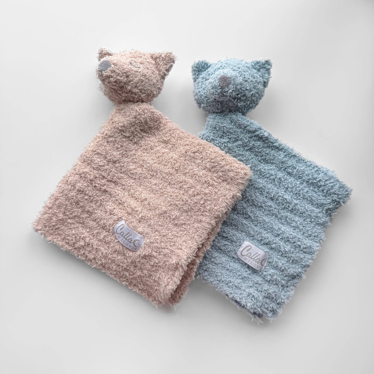 Little Snuggles Lovey - Fox: Powder Blue