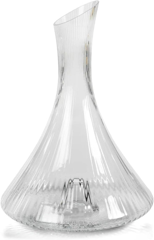 Zodax Bandol Fluted Textured Glasses-Decanter