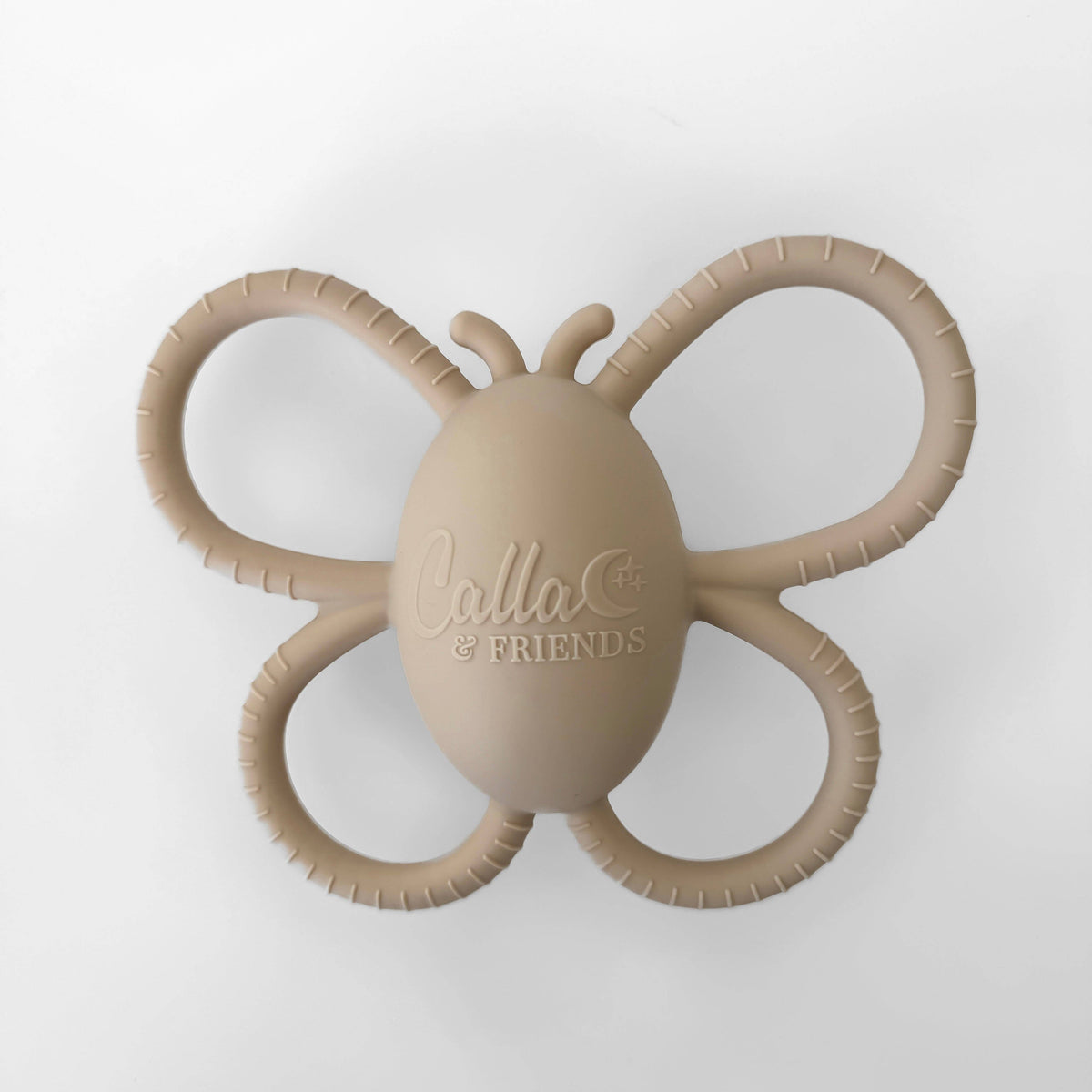 Garden Party Collection - Butterfly Rattle Teether: Petal Pink