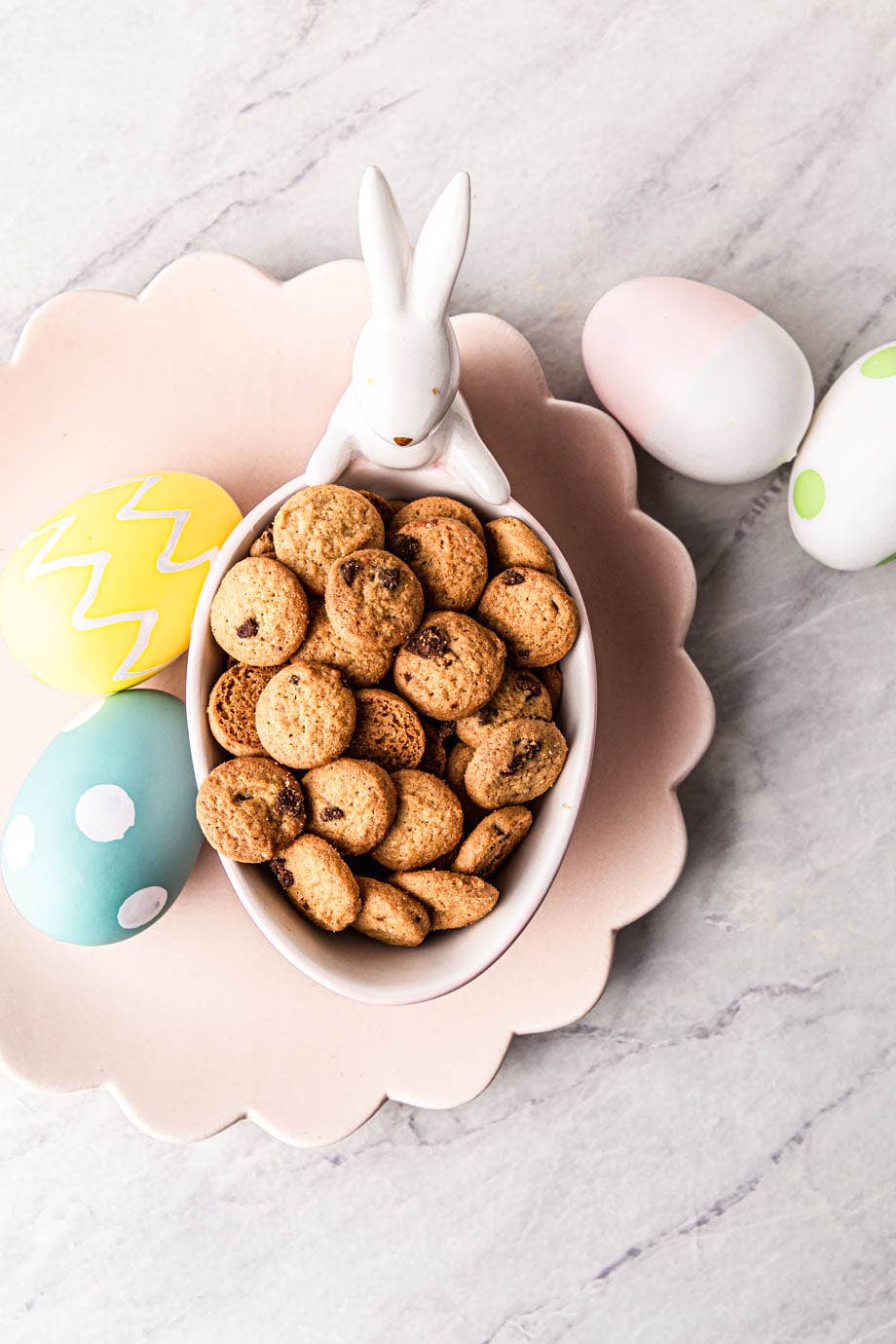 Easter Cookies (Chocolate Chip)-Pink, Orange, Green