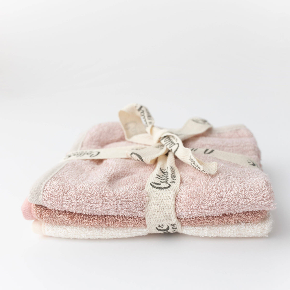 Washcloth Set: Petal Pink