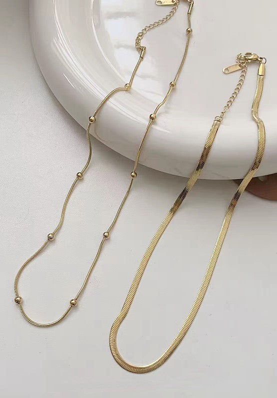 Double layer Chain Necklace