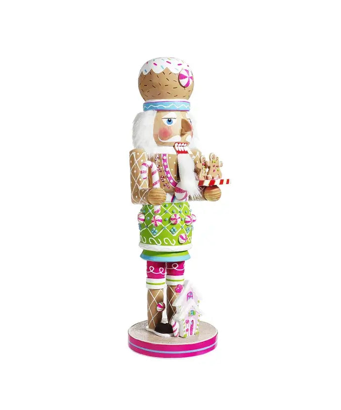 16” Wooden Gingerbread Nutcracker