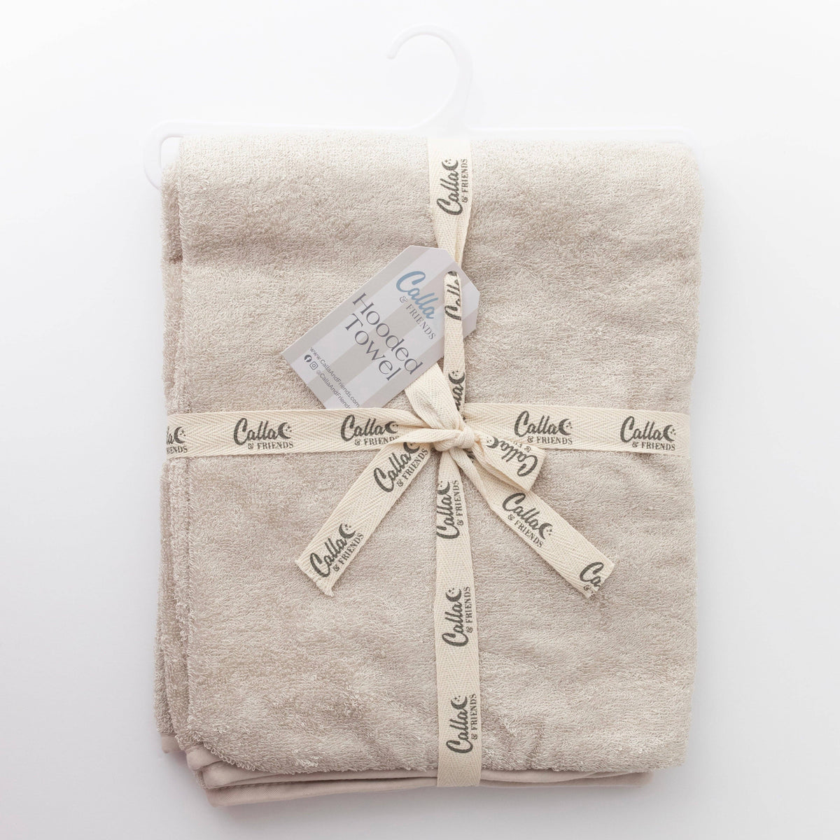 Hooded Bath Towel: Petal Pink