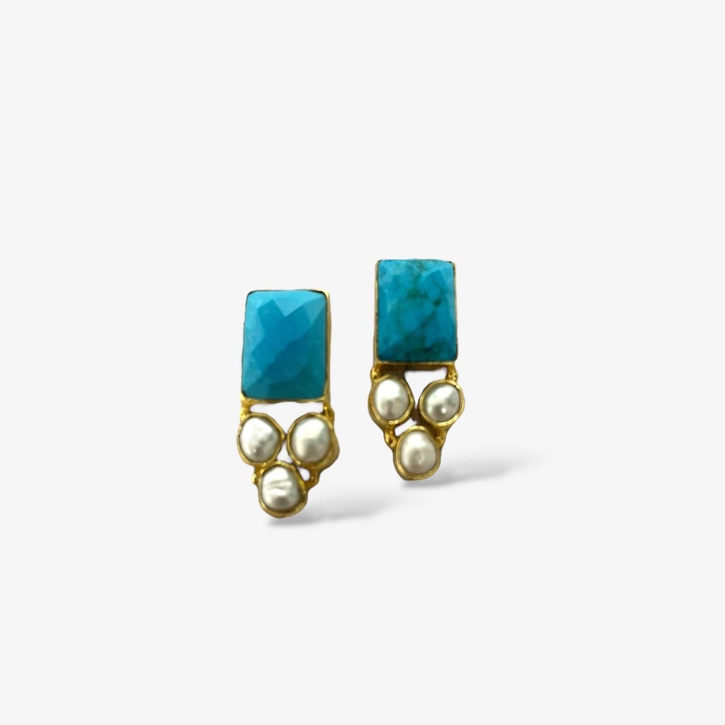 Venus Vibe Earrings: Amazonite