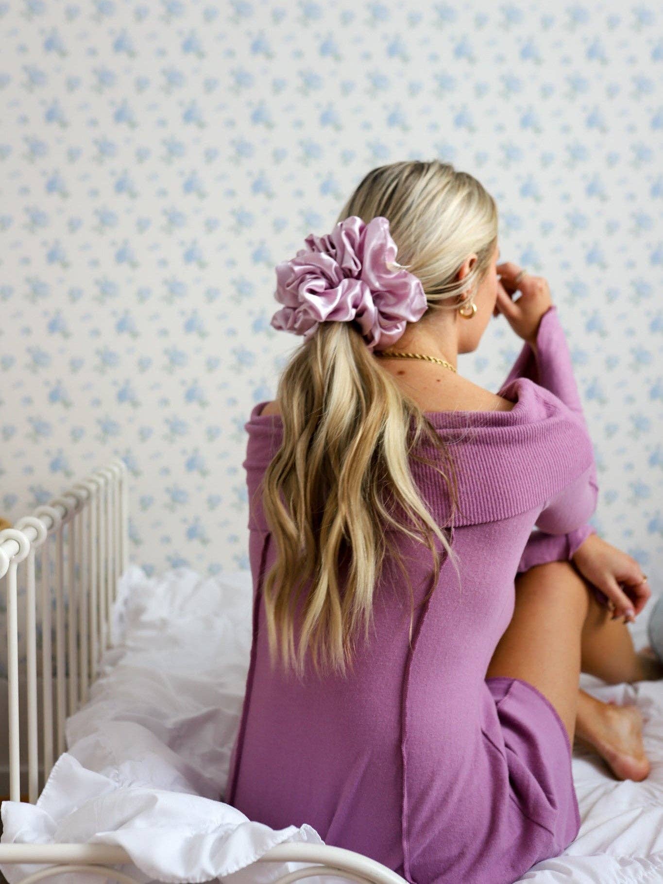 Jumbo Sleep Scrunchie-Lavender